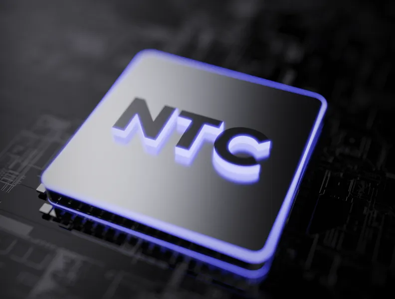 Seguro para el cabello: sensor NTC de control térmico inteligente