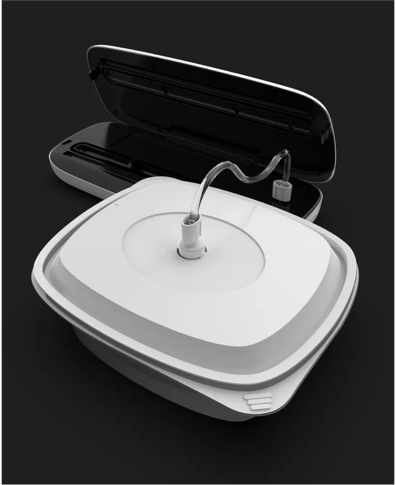 Aspirare produse din recipiente specializate
